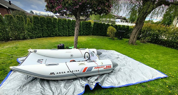Aqua Marina Aircat 285 – Stabil uppblåsbar katamaran båt i toppskick! 3 of 6