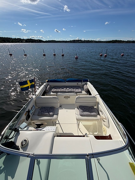 Sällsynt & välskött Sea Ray 215EC, 1996 – ovanligt mörkblått skrov 8 of 12