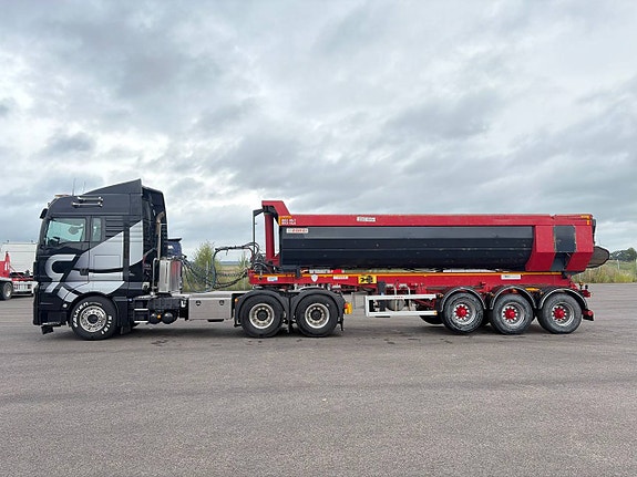 Tipp trailer Ekipage MAN TGX 500 med Zorzi Tipptrailer 2 of 12