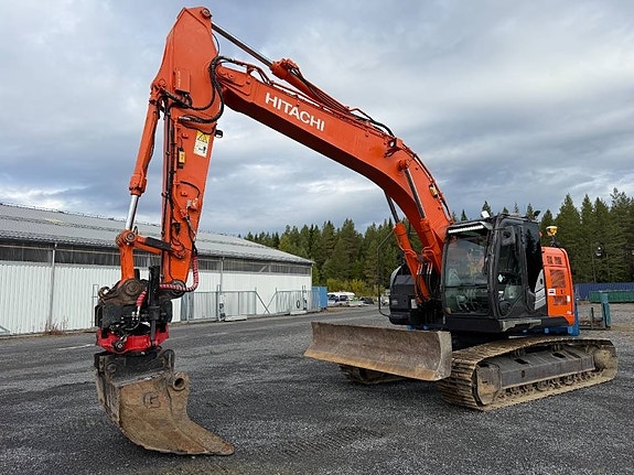 Hitachi ZX225US LC schaktblad, Trimble GPS, redskap