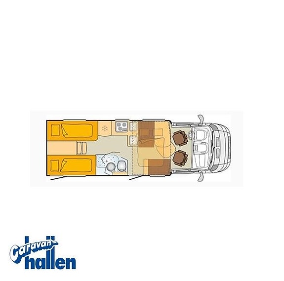 Bürstner Ixeo TL 728G 5e sittplats 19 of 20