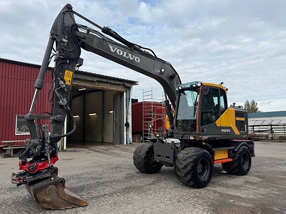 Hjulgrävare Volvo Ew160e Sv-Såld Rototilt C-Smörj Värmare 2 of 11