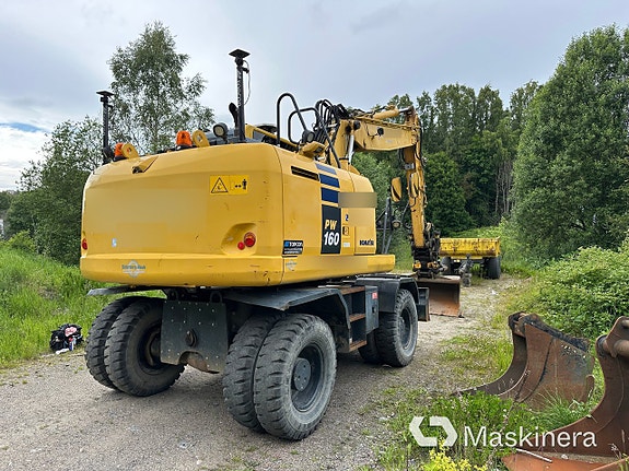 Hjulgrävare Komatsu PW160-10 med maskinstyrning 6 of 27
