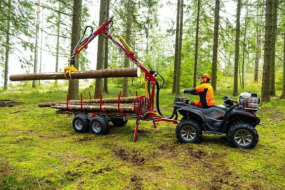 Kranman Griplastarvagn T1850 4WD