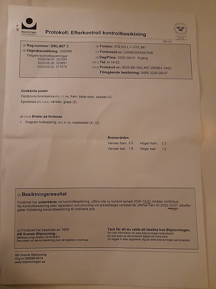 Volvo V70 5 of 5