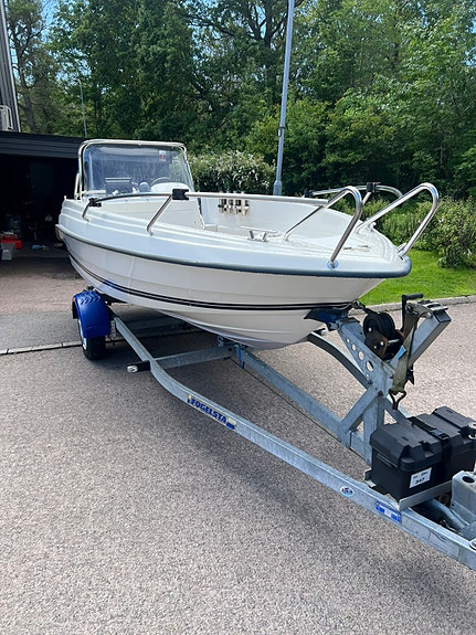 Ryds 478gt 60hk Mariner 2takt +80km trailer 2 of 7