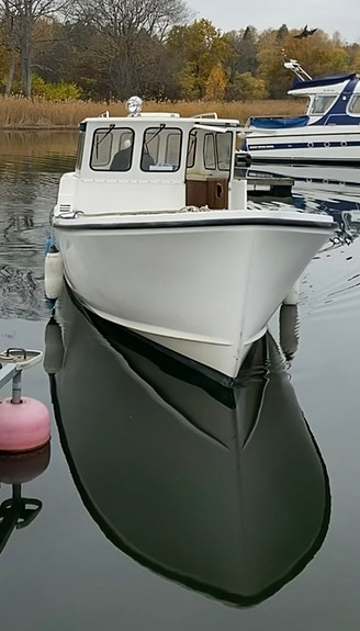 Rospiggen 28 Transport - robust skärgårdsbåt med stort lastdäck 7 of 7