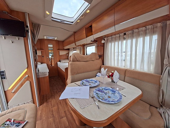 Hymer T 668 SL Låga långbäddar toa bak Automat ALDE 12 of 30