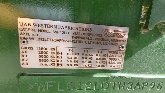 Ny Schaktvagn Western 12,5-ton 10 of 10