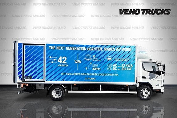 Fuso eCanter 9C18 L-Bat 8,55 Ton Transportskåp DEMO 2 of 13