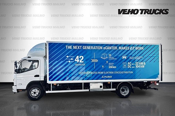 Fuso eCanter 9C18 L-Bat 8,55 Ton Transportskåp DEMO 3 of 13