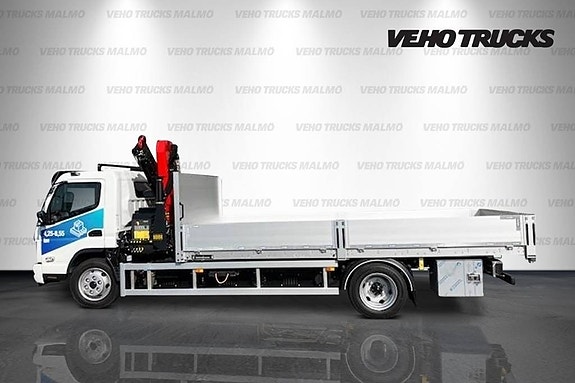 Fuso eCanter 9C18 L-Bat 8,55 Ton Palfinger Brädgårdsbil 3 of 12