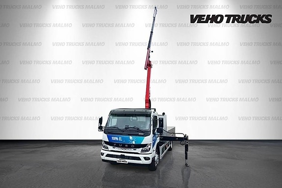 Fuso eCanter 9C18 L-Bat 8,55 Ton Palfinger Brädgårdsbil 2 of 12