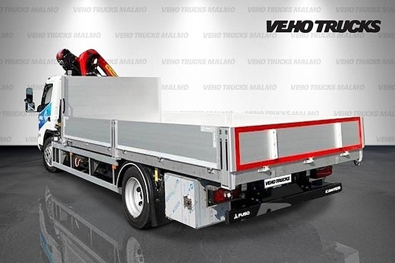 Fuso eCanter 9C18 L-Bat 8,55 Ton Palfinger Brädgårdsbil 9 of 12
