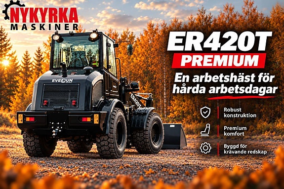 MAX UTRUSTAD! Everun ER420T Premium Lastmaskin / Hjullastare 3 of 12