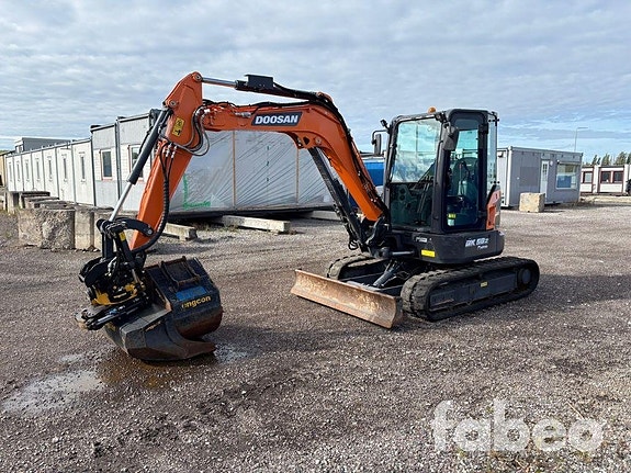 Doosan DX50Z-7 Grävmaskin med redskapspaket (139659)