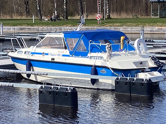 Mycket fint exemplar, Flipper 740-87 med stark och snål dieselmotor. 4 of 24