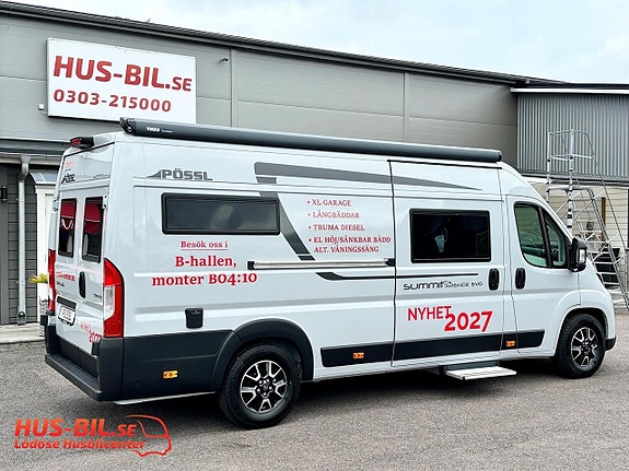 Pössl Summit 640 Shine R Evo / Nyhet 2027 / XL-garage / Litium / Solpanel 21 of 27