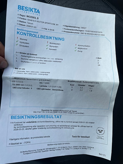 Saab 9-5 6 of 6