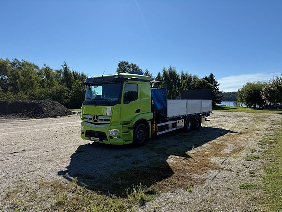 Mercedes-Benz ACTROS Brädgårdsbil, Lågmilad, kranbil, Hiab 4 of 12