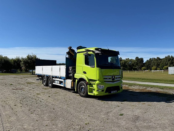 Mercedes-Benz ACTROS Brädgårdsbil, Lågmilad, kranbil, Hiab 5 of 12