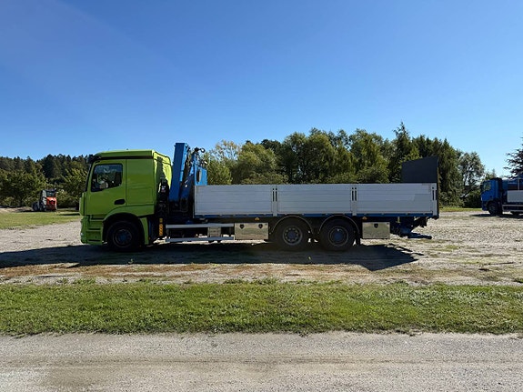 Mercedes-Benz ACTROS Brädgårdsbil, Lågmilad, kranbil, Hiab 3 of 12