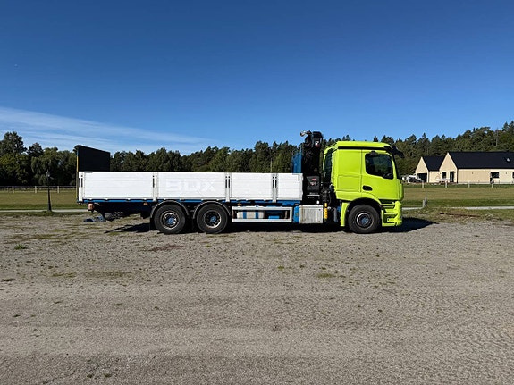 Mercedes-Benz ACTROS Brädgårdsbil, Lågmilad, kranbil, Hiab 2 of 12