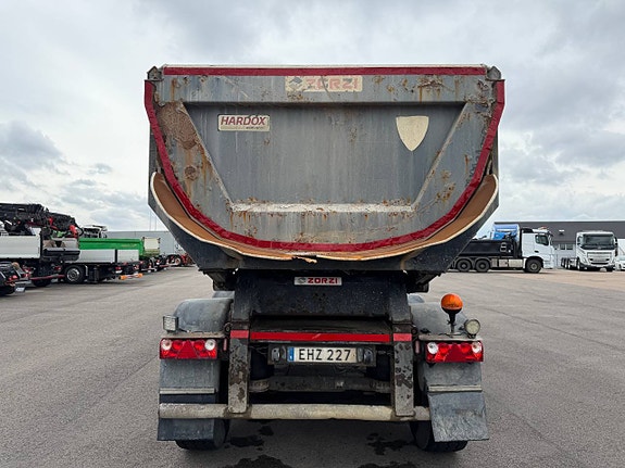 Tipptrailer Zorzi tre axlad skjutbar boggi billigt 6 of 12