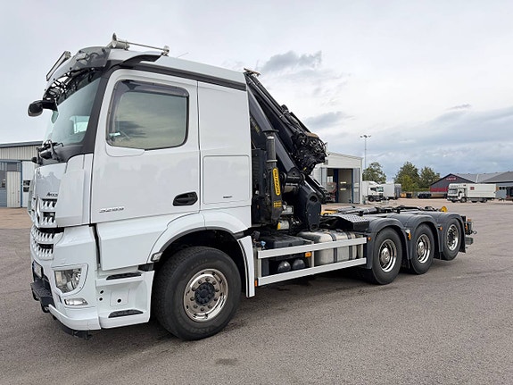 Kranväxlare mb arocs 3253 tridem stor kran med jibb lågmil 8 of 12
