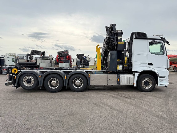 Kranväxlare mb arocs 3253 tridem stor kran med jibb lågmil 5 of 12