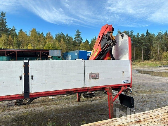 Växelflak med kran Kaupe/Palfinger PK10000 4 of 6