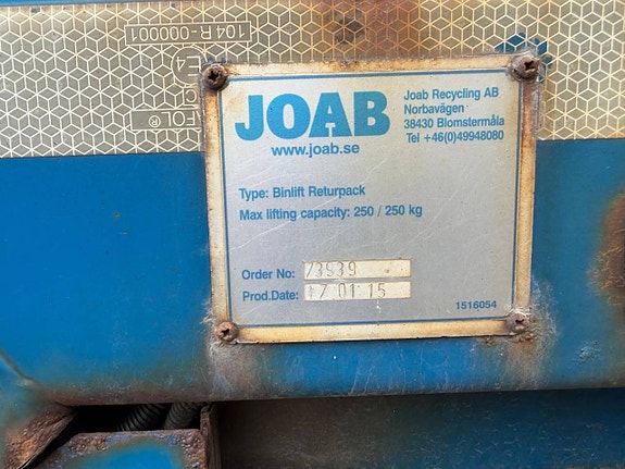 JOAB Binlift Returpack 4 of 12