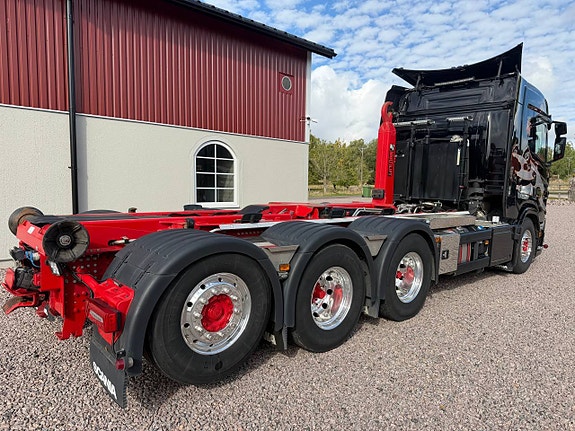 Krokbil Scania V8 R660 8X4 Trux Hiab Euro6 Nextgen 4 of 12