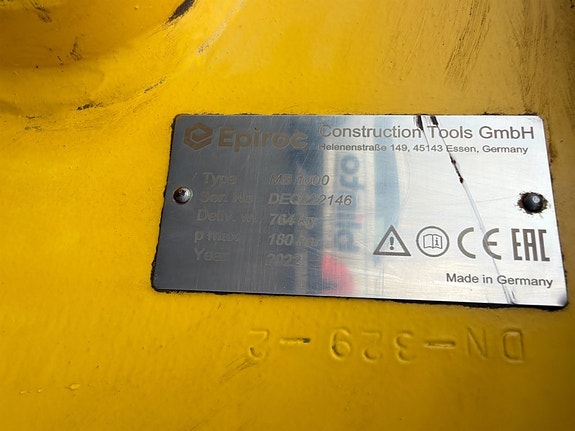 Hydraulhammare Epiroc MB 1000 4 of 6