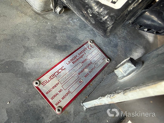 Markvibrator Swepac FR 85 7 of 9