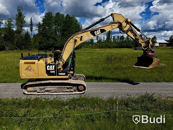 Bandgrävare Cat 324EL | 3 st redskap | 2012 via auktion 6 of 27
