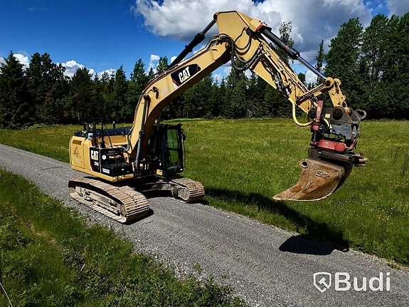 Bandgrävare Cat 324EL | 3 st redskap | 2012 via auktion 7 of 27
