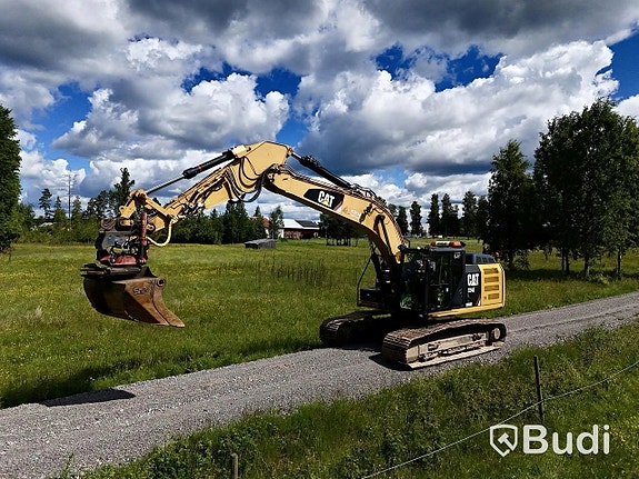 Bandgrävare Cat 324EL | 3 st redskap | 2012 via auktion 9 of 27