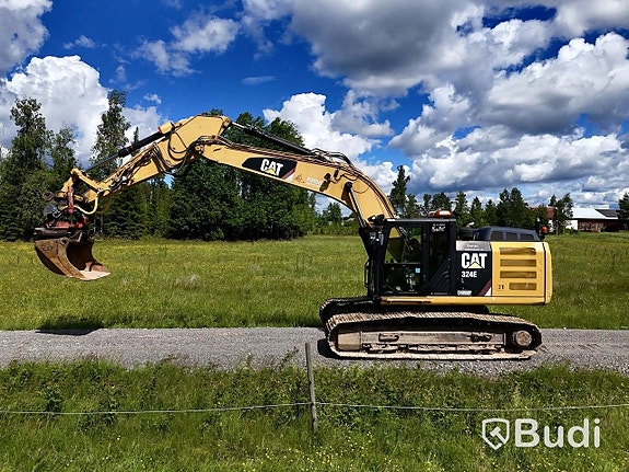 Bandgrävare Cat 324EL | 3 st redskap | 2012 via auktion 2 of 27
