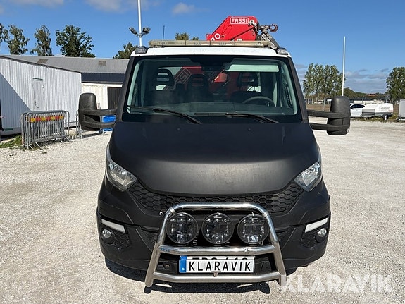 Flakbil Iveco Daily 70-170 med kran 2 of 6