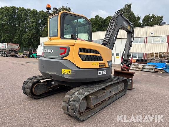 Grävmaskin Volvo ECR88D med tiltrotator & 4 r 5 of 6