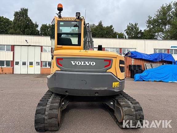 Grävmaskin Volvo ECR88D med tiltrotator & 4 r 4 of 6