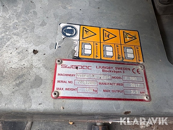 Markvibrator Swepac F 90 A 5 of 6