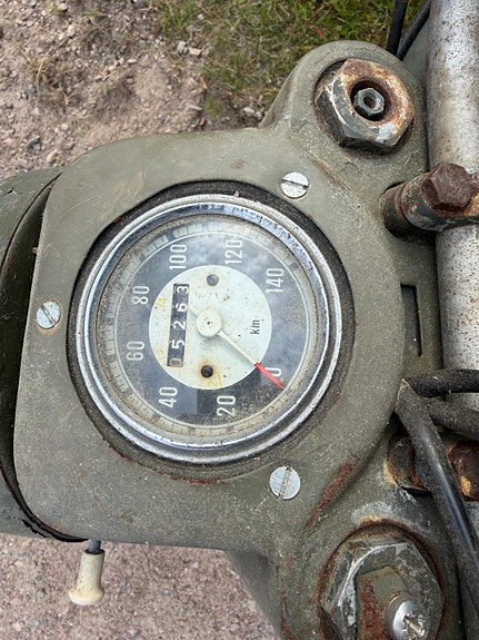 Jawa/CZ Militär jawa 579 försvarets 250cc 6 of 9