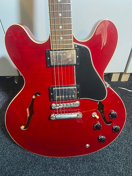 Gibson ES-335 Dot Reissue Cherry Red Flamed maple