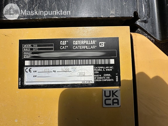 Cat 313 Next Gen Bandgrävare 9 of 27