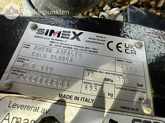 Asfaltsfräs Simex PLB 450 2 of 17
