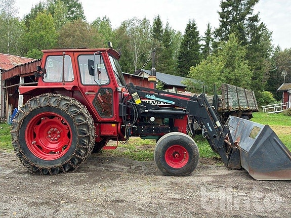 Traktor med lastare och vagn VOLVO-BM T 650 4 of 6