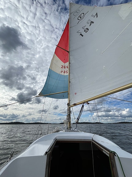 IF-båt från 1968, Bullandö Marina, Mercury 5 hk Sail Power, inköpt 2024 3 of 4