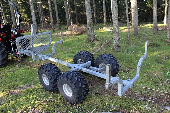Skogsvagn ATV eller kompakttraktor  Maxie boggie 7 of 10